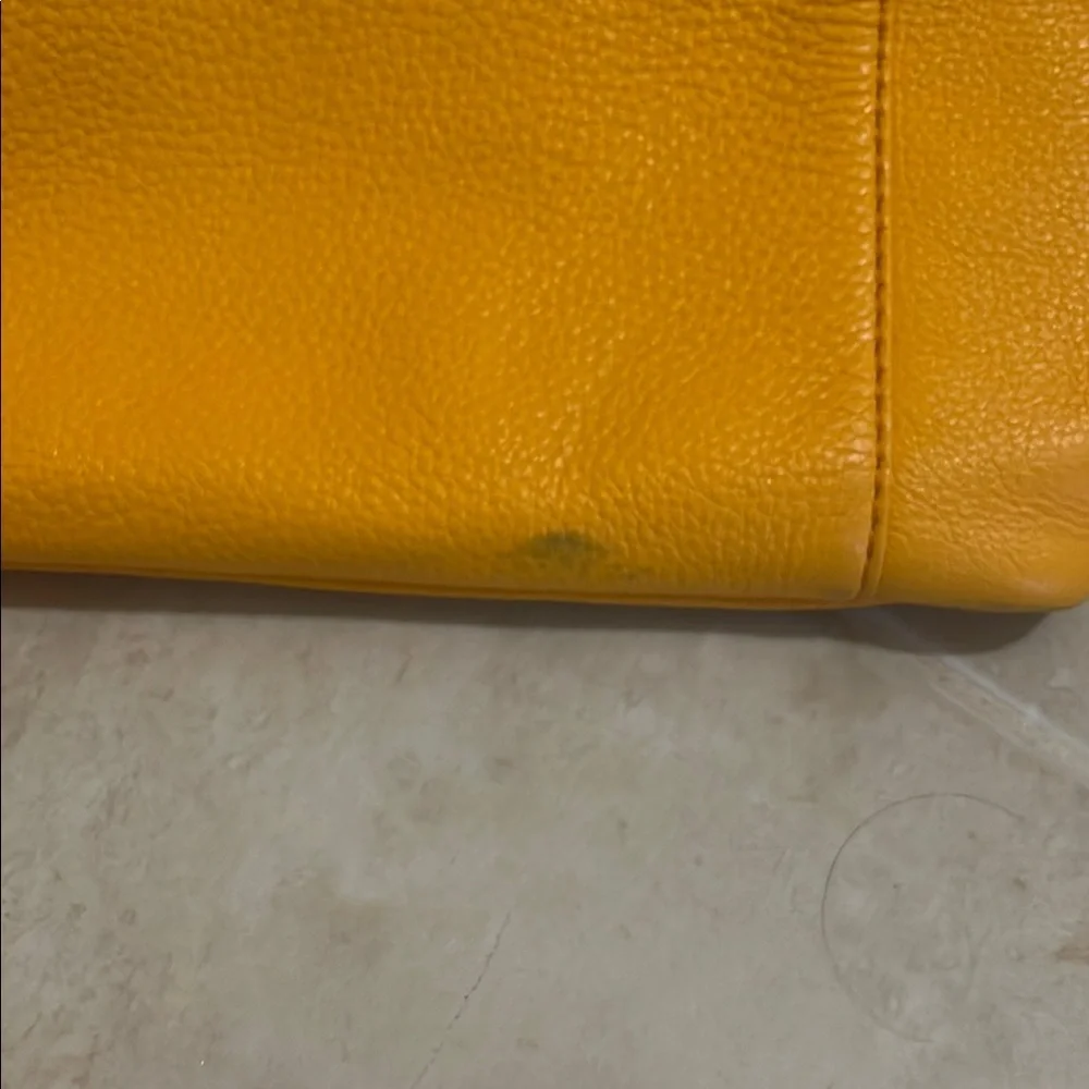 MICHAEL KORS - Yellow Leather Tote Bag - EUC - Picture 2 of 13